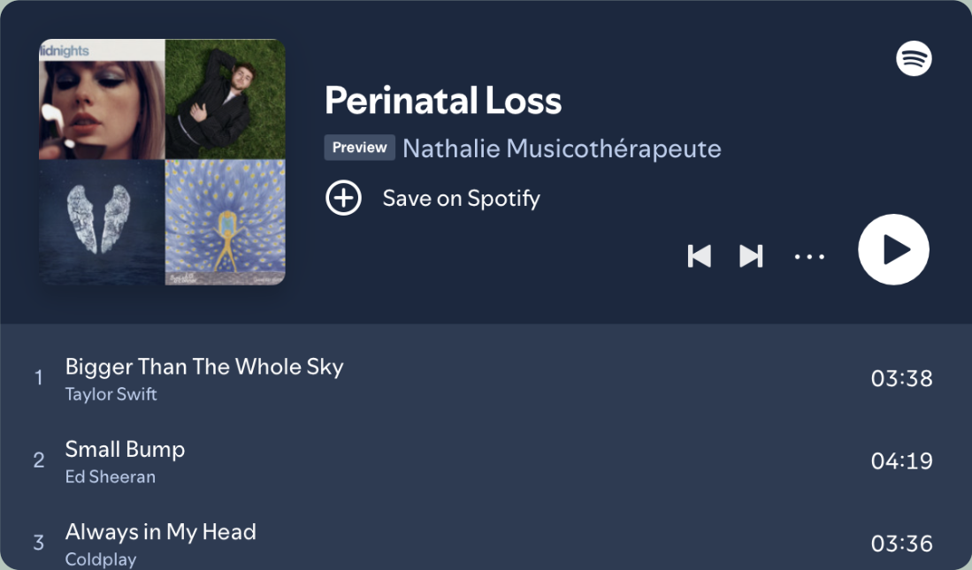 Perinatal Loss - Listen on Spotify